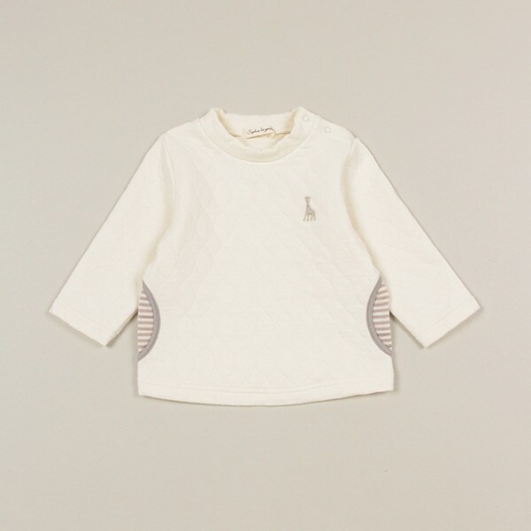 キルト長袖トレーナー【日本製】