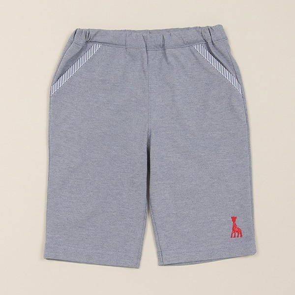 シャンブレー6分丈パンツ【日本製】