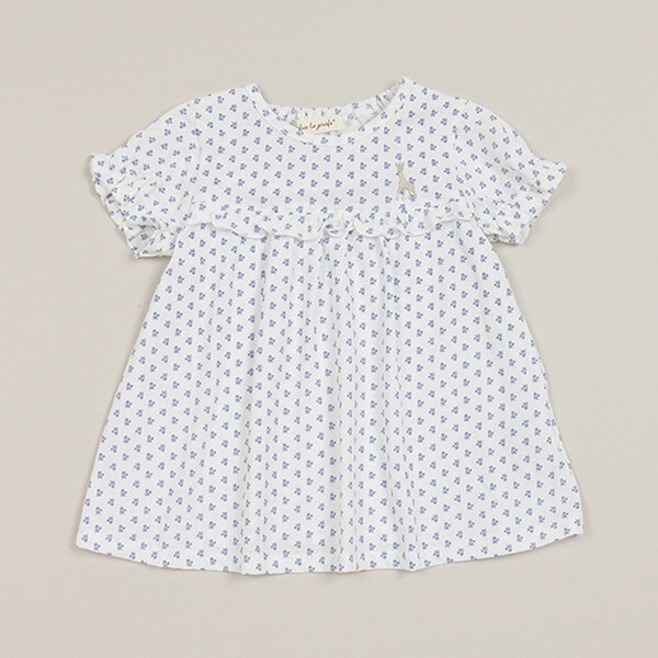 花柄天竺半袖Tシャツ【日本製】