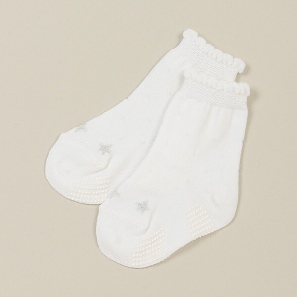 透かしドットスターソックス【日本製】