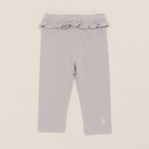 ウエストフリル7分丈レギンス【日本製】