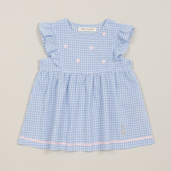 ギンガムチェックチュニック【日本製】