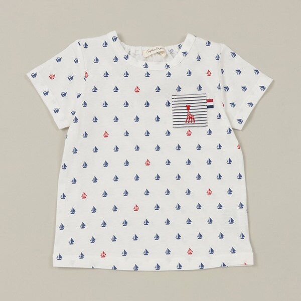 ヨットプリント半袖Tシャツ【日本製】