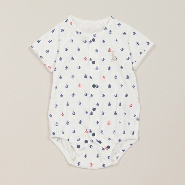 ヨットプリントボディスーツ【日本製】