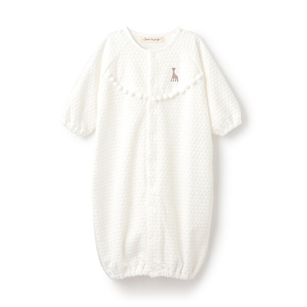 水玉ベロア2WAYオール