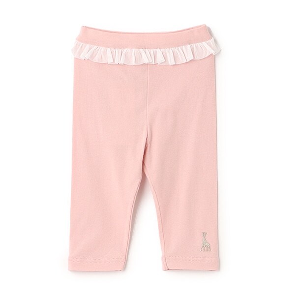 ウエストフリル7分丈レギンス【日本製】