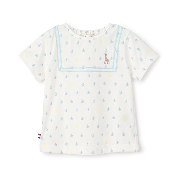 ヨットプリント半袖Tシャツ【日本製】