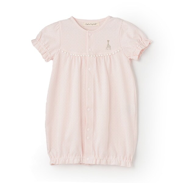 レース半袖2WAYオール【日本製】