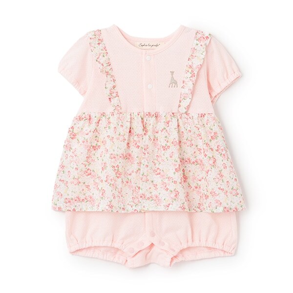 花柄ショートオール【日本製】