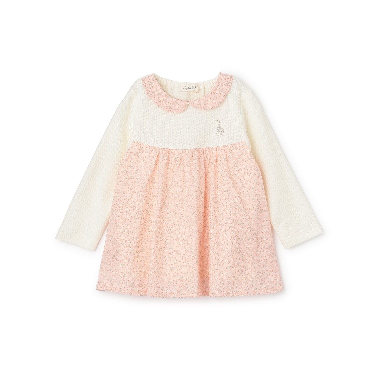 小花柄チュニック【日本製】