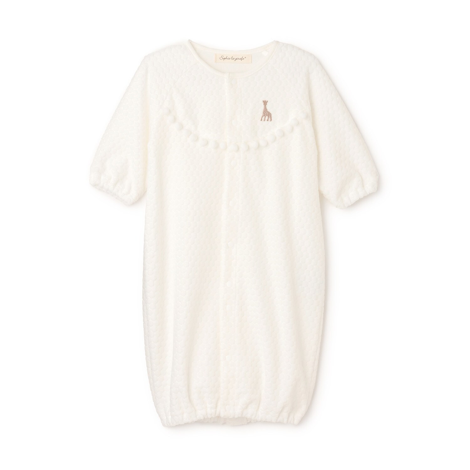 水玉ベロア2WAYオール【日本製】