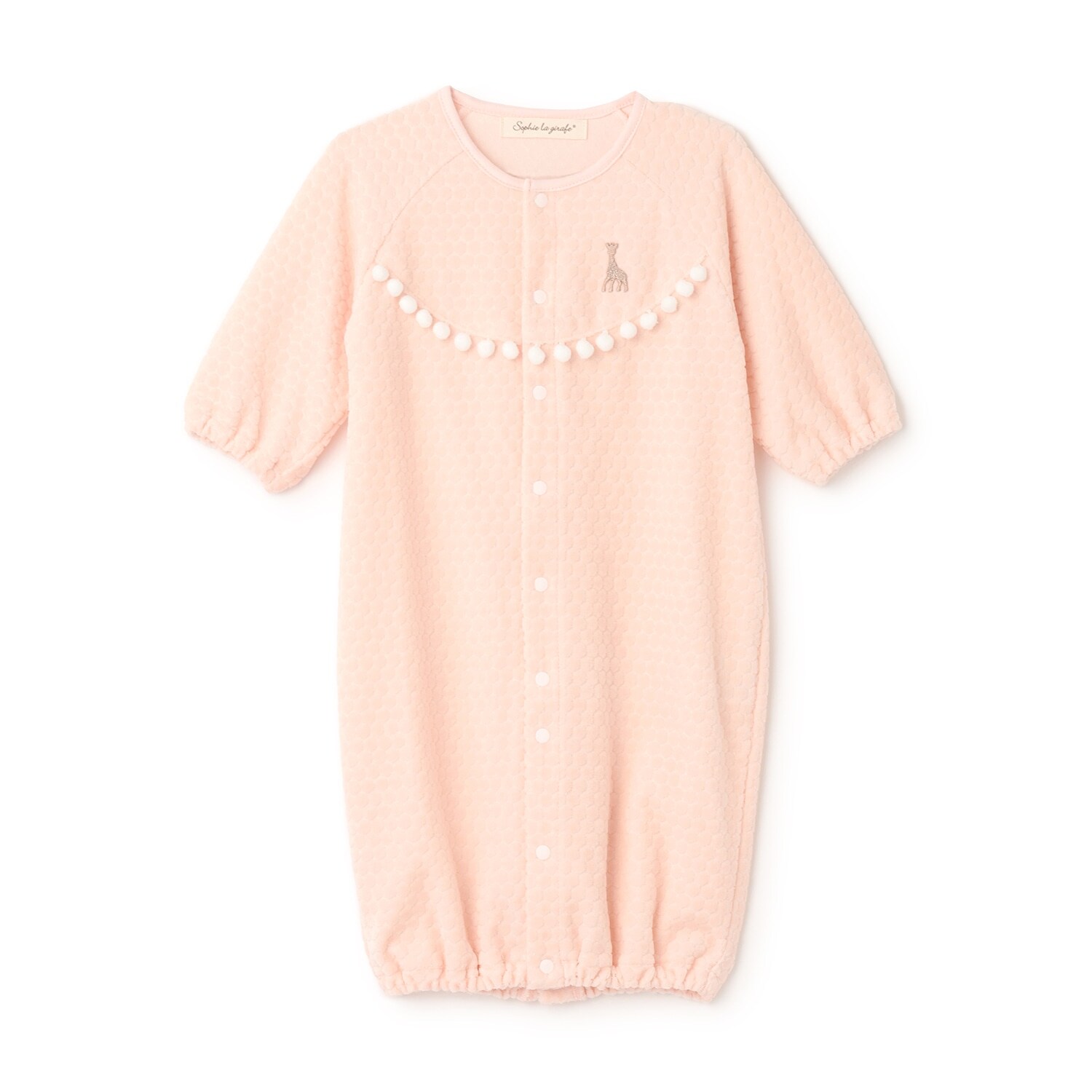 水玉ベロア2WAYオール【日本製】