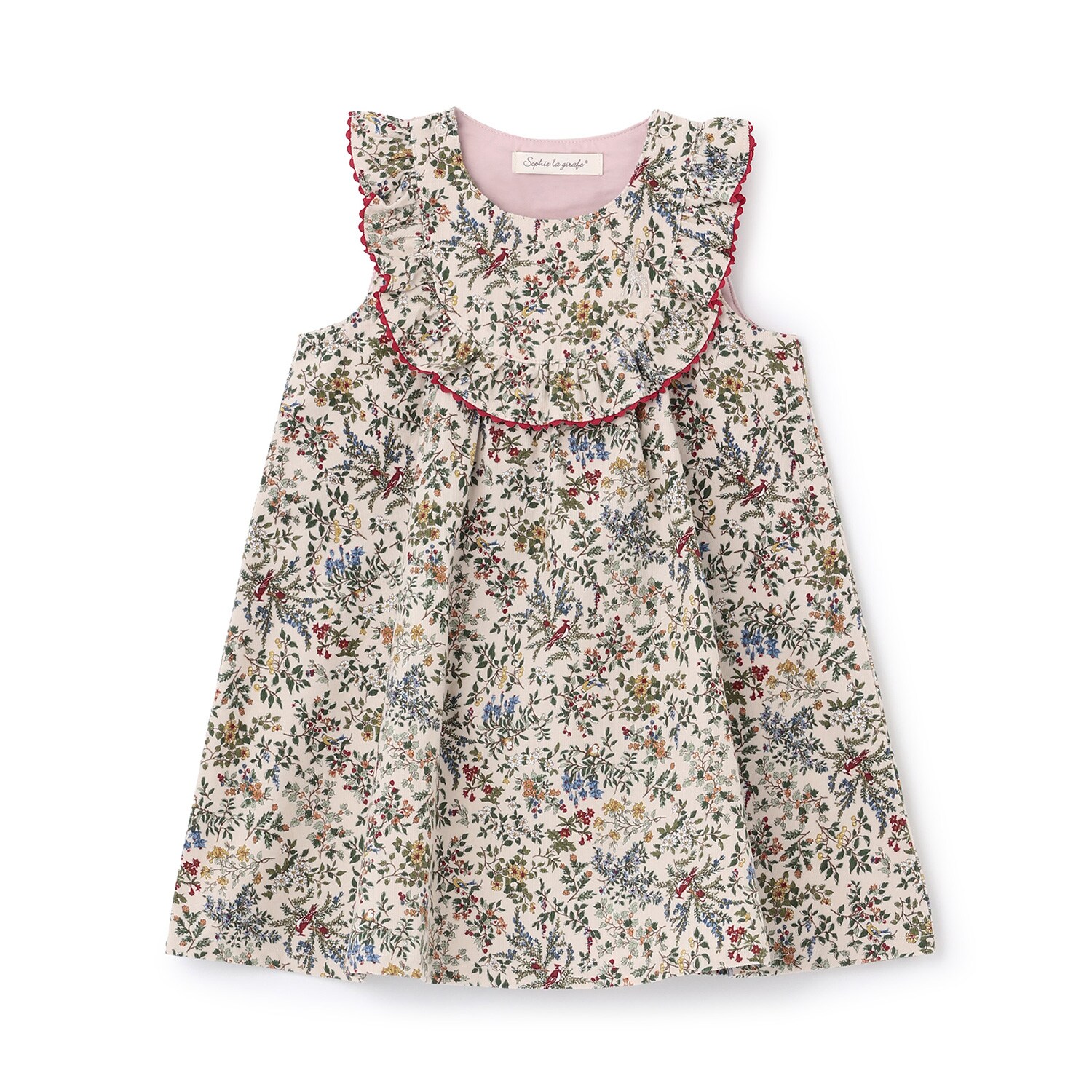 花柄ジャンパースカート【日本製】