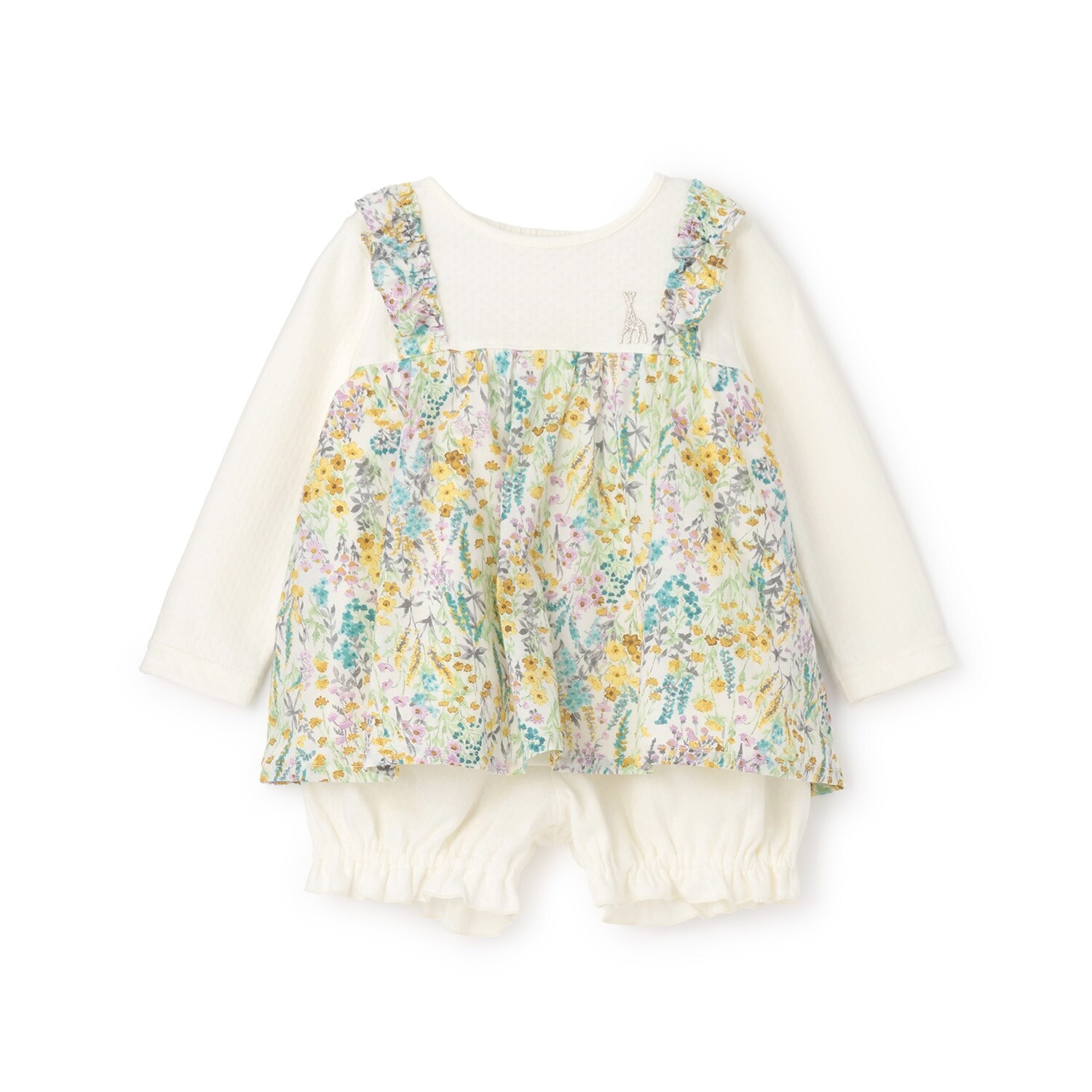 花柄ベビースーツ【日本製】