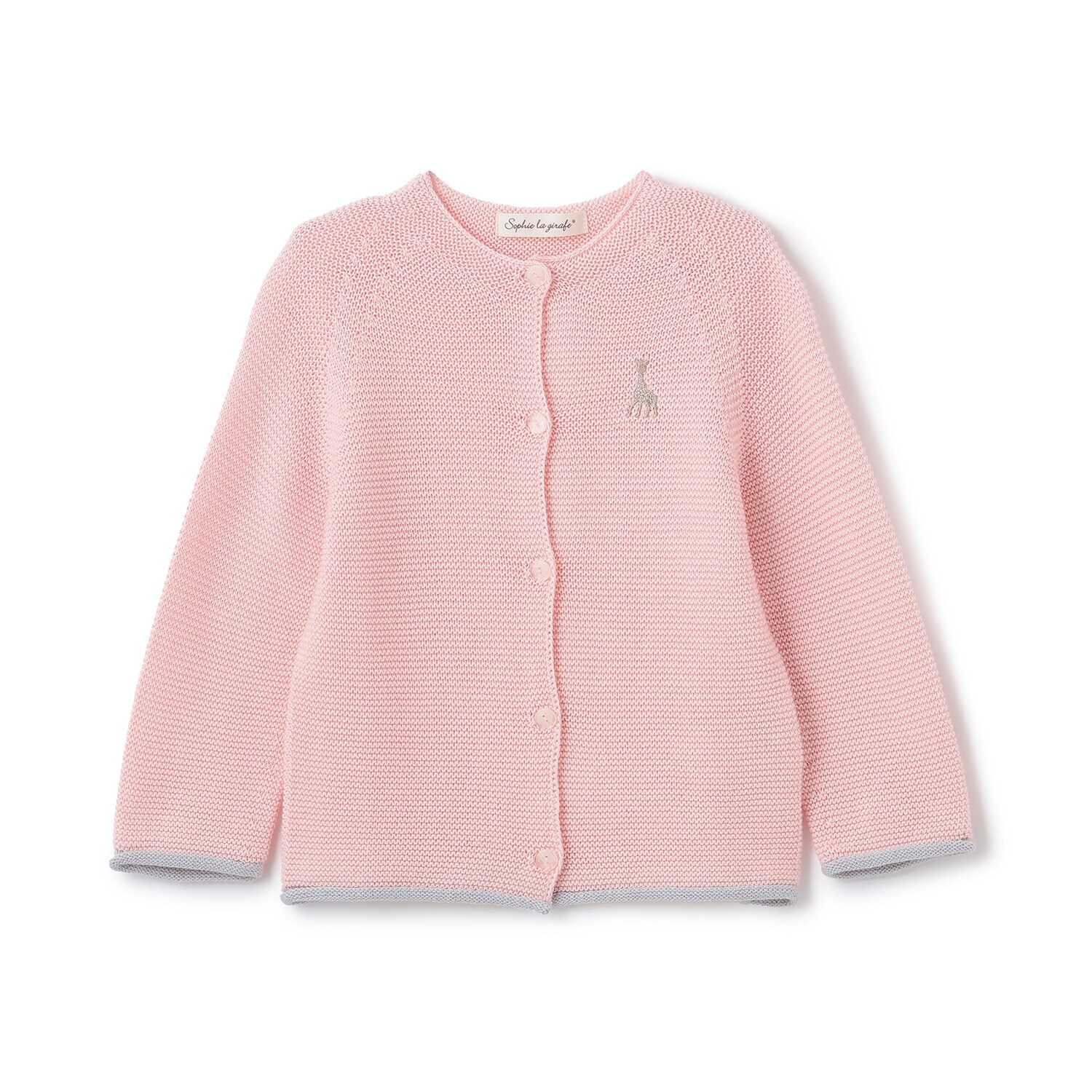 ガーター編みカーディガン【日本製】