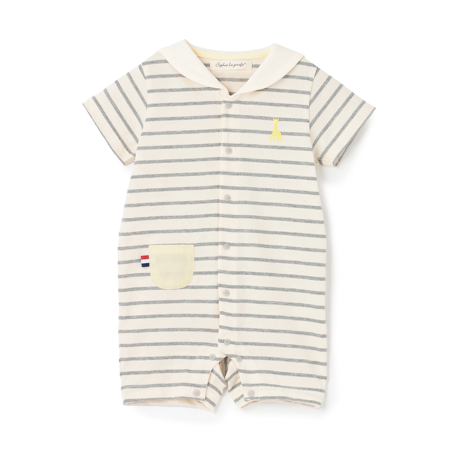 セーラーボーダーショートオール【日本製】