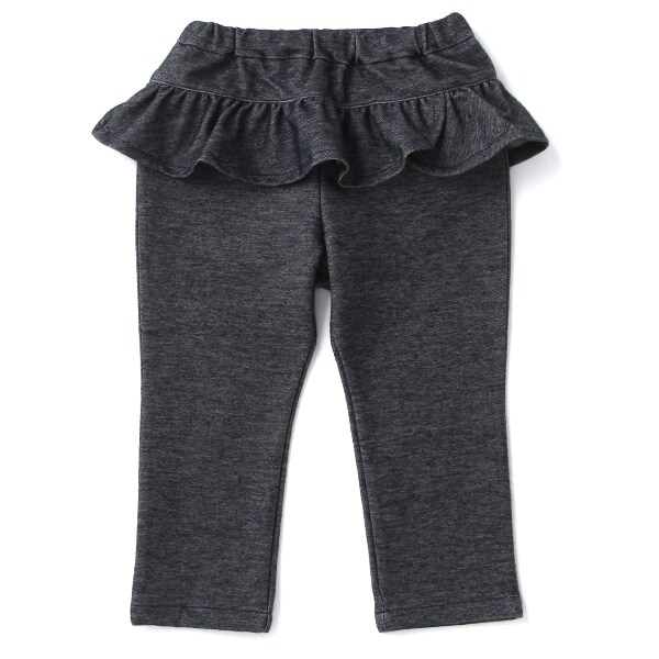 【KISETTE】 ニットデニムフリルパンツ【日本製】