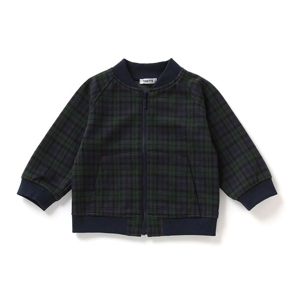 【KISETTE】 チェックブルゾン【日本製】