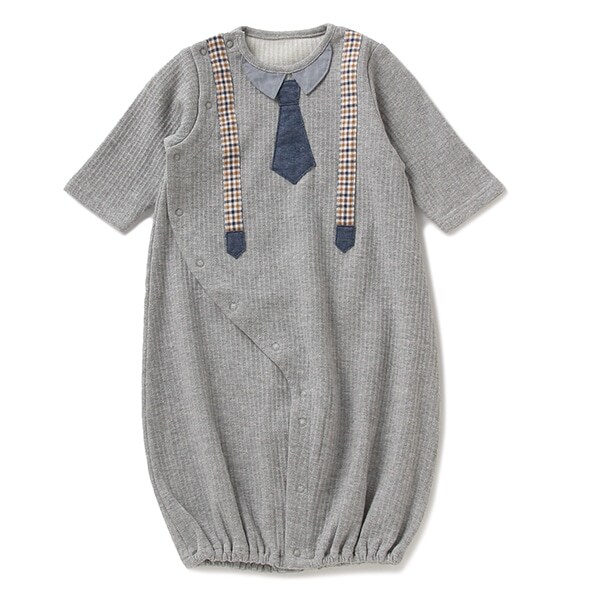 【KISETTE】 ギンガムチェックサスペンダー兼用ドレス【日本製】