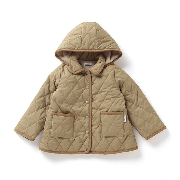 【KISETTE】 中綿キルトフレアーコート【日本製】