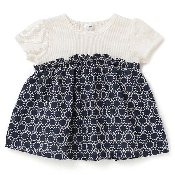 【KISETTE】 サークルレースチュニック【日本製】