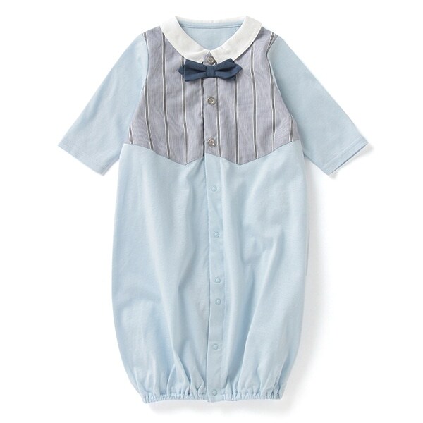 【KISETTE】 ストライプベスト風兼用ドレス【日本製】