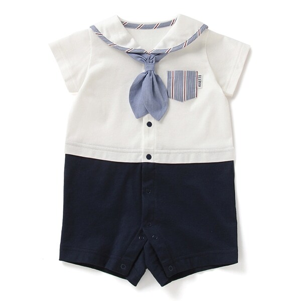 【KISETTE】 セーラーショートオール【日本製】