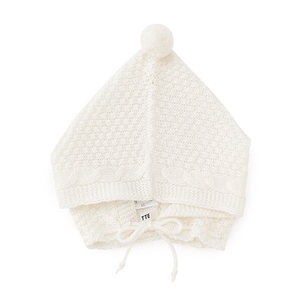 ニットボンネット帽子【日本製】