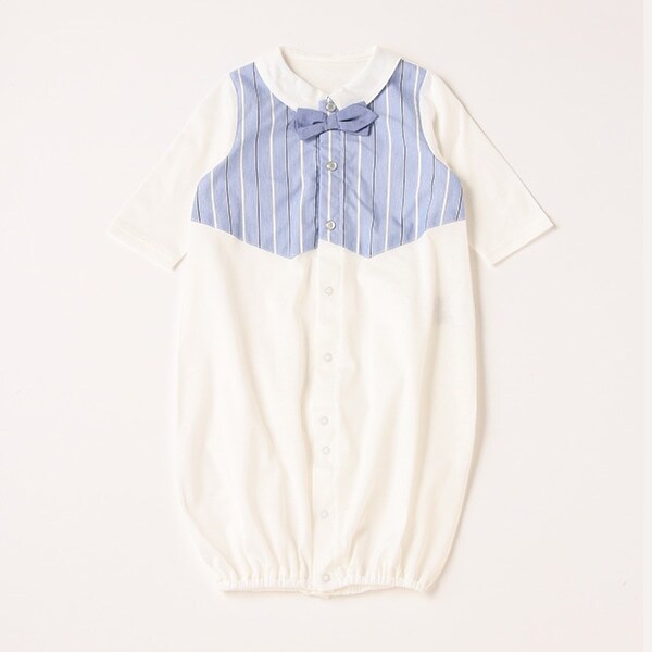 【KISETTE】ストライプベスト風兼用ドレス【日本製】