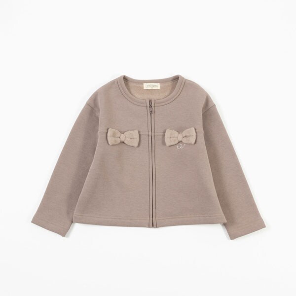 裏シャギー ジップアップジャケット(120~160)