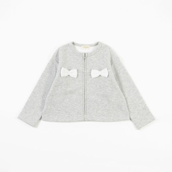 裏シャギー ジップアップジャケット(120~160)