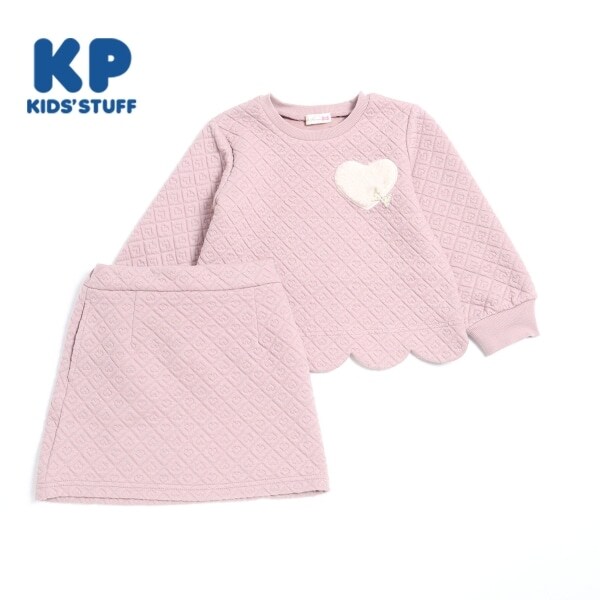 KP(ケーピー)ハートキルトセットアップ(110～140)