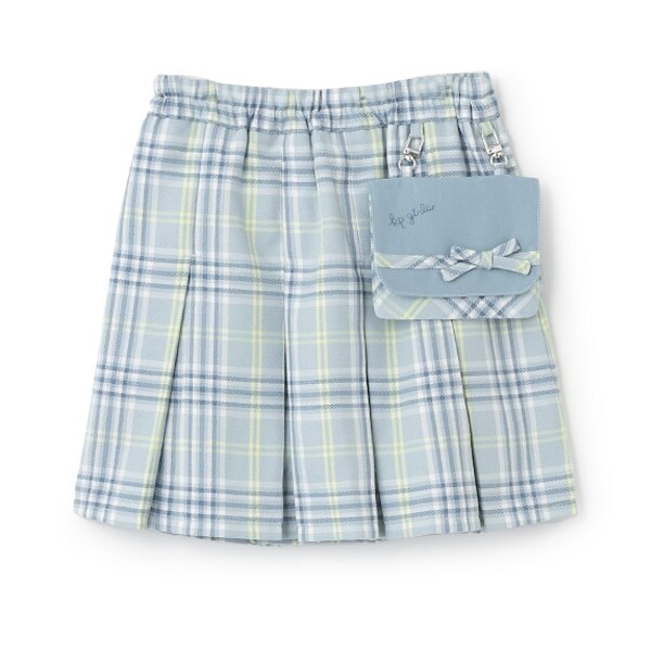 移動ポケットつきT/Rチェックスカパン