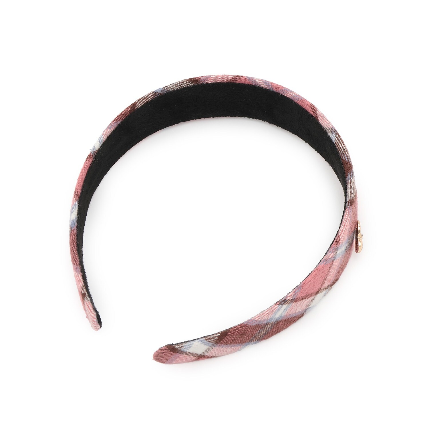 チェックカチューシャ