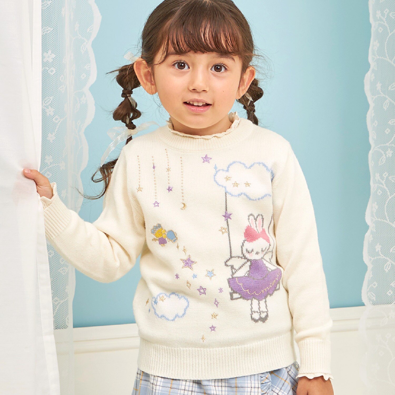 mimiちゃんブランコ セーター 【ウォッシャブル】