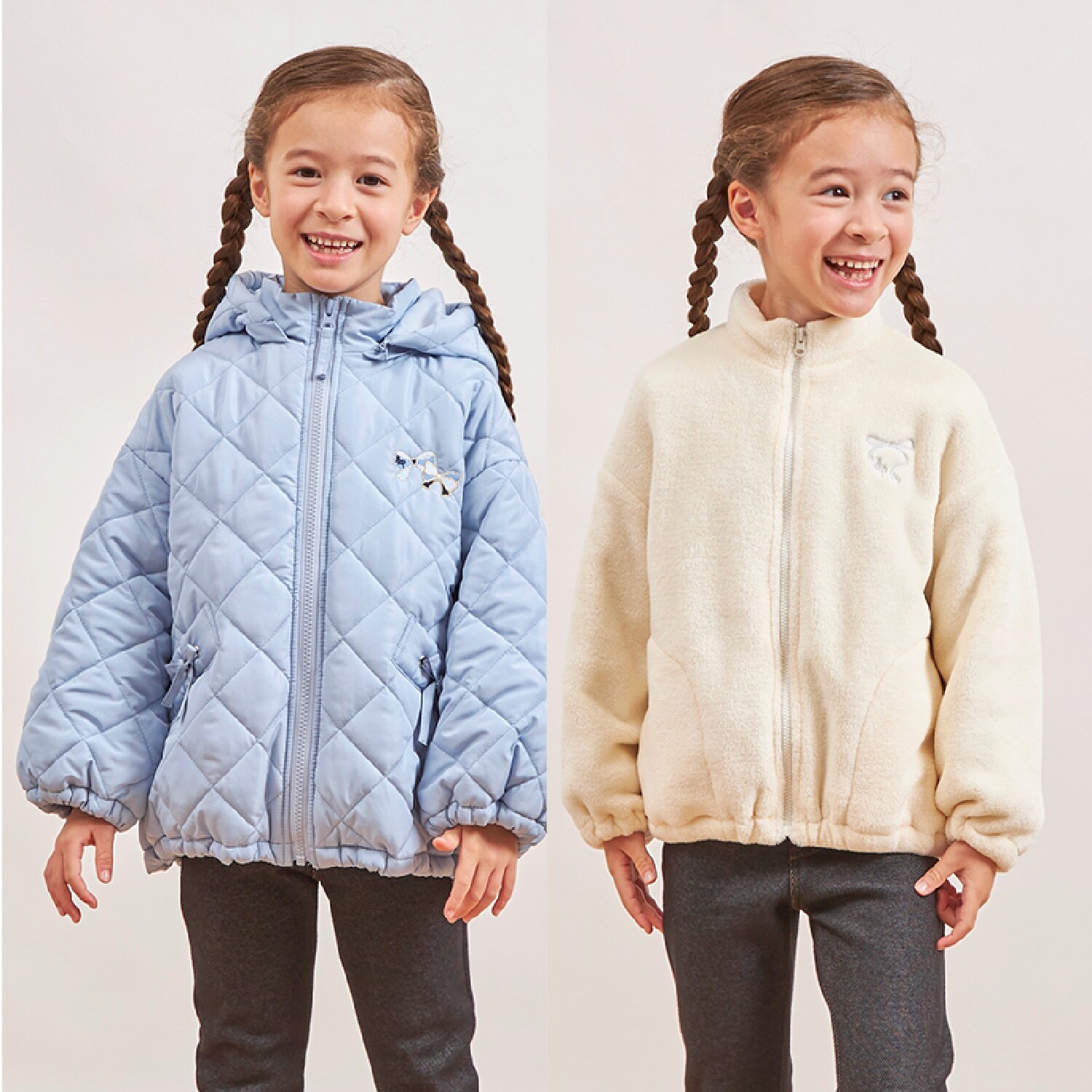 【5WAY】フリースライナー付き中綿ジャケット