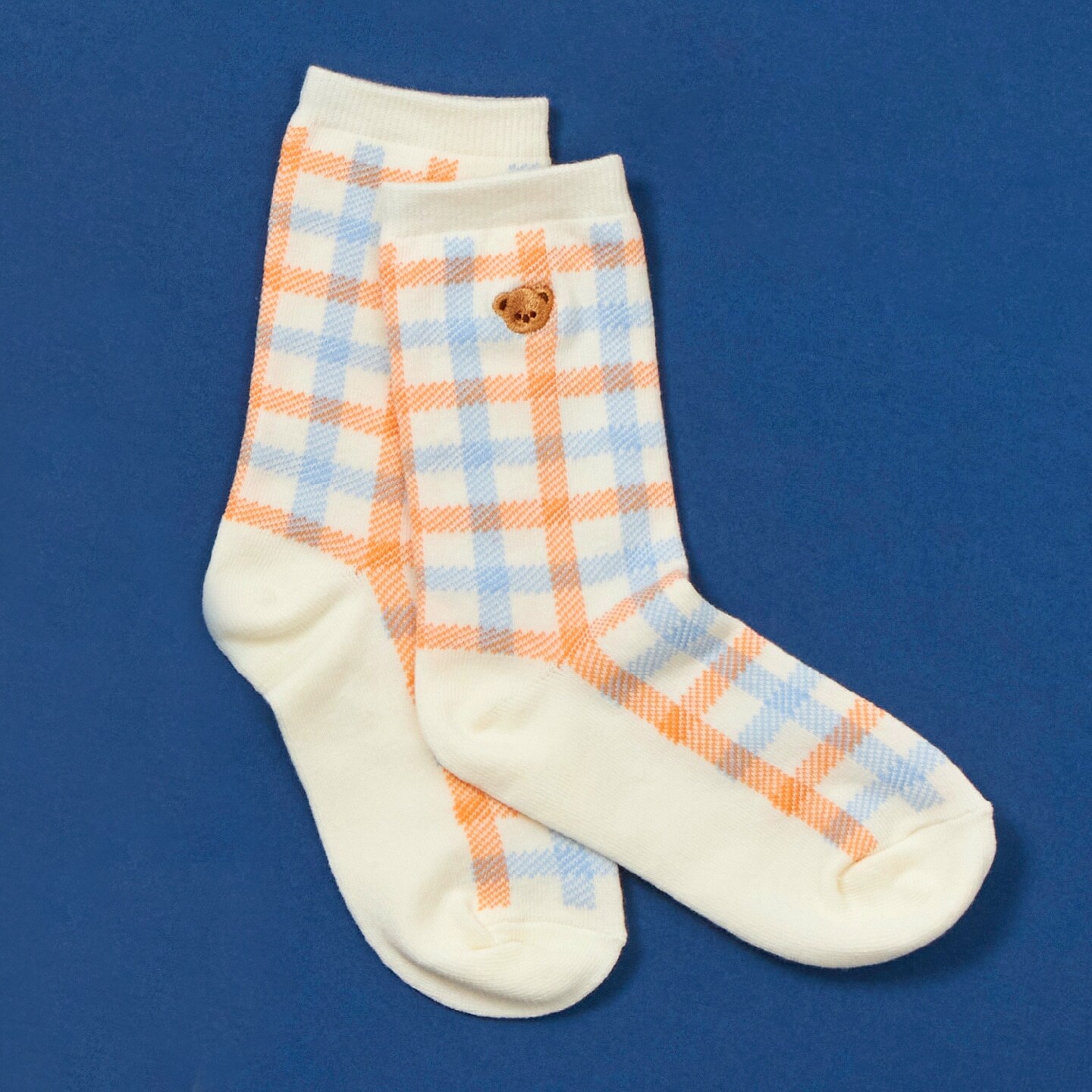 チェックソックス (くま)