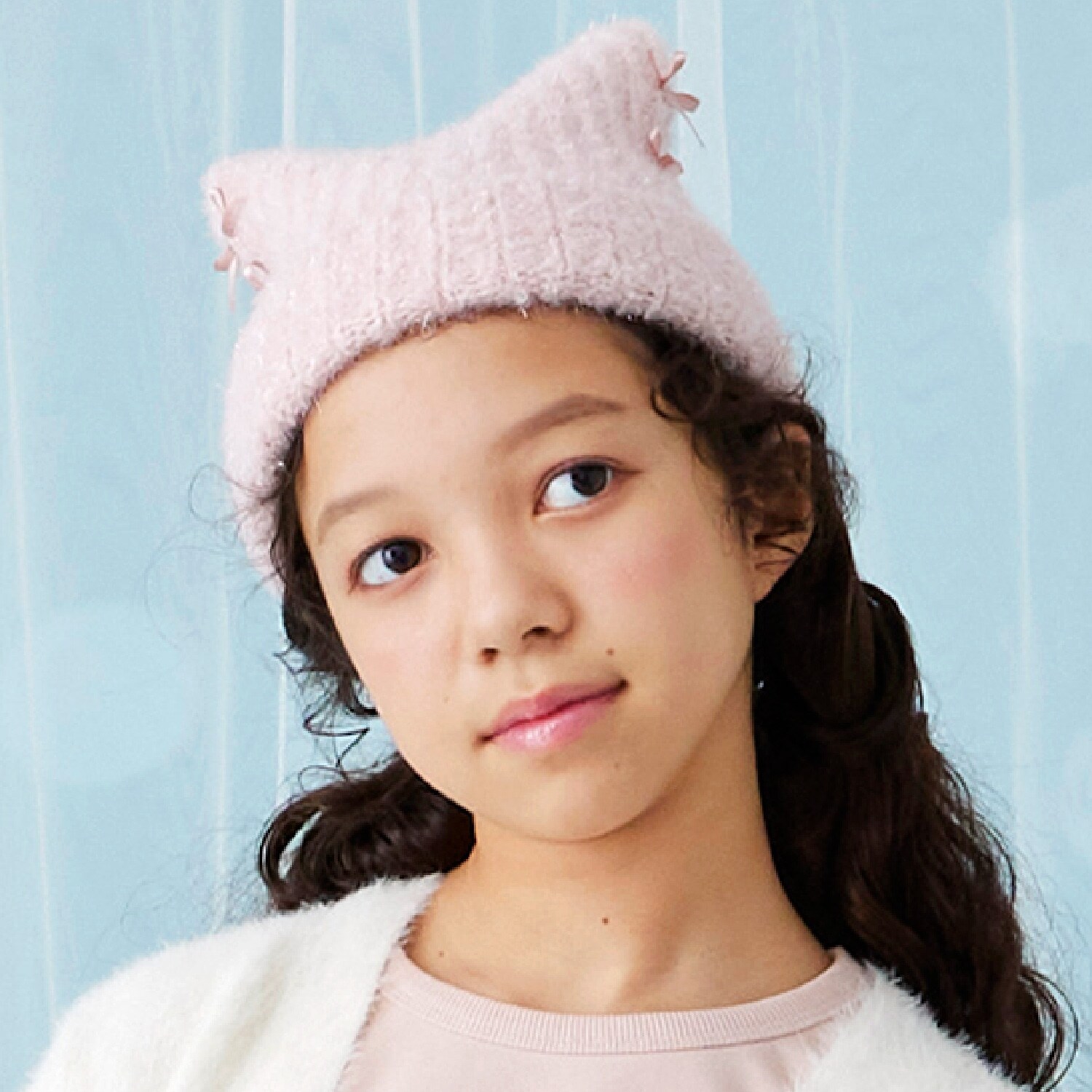 ループヤーン ニットフード