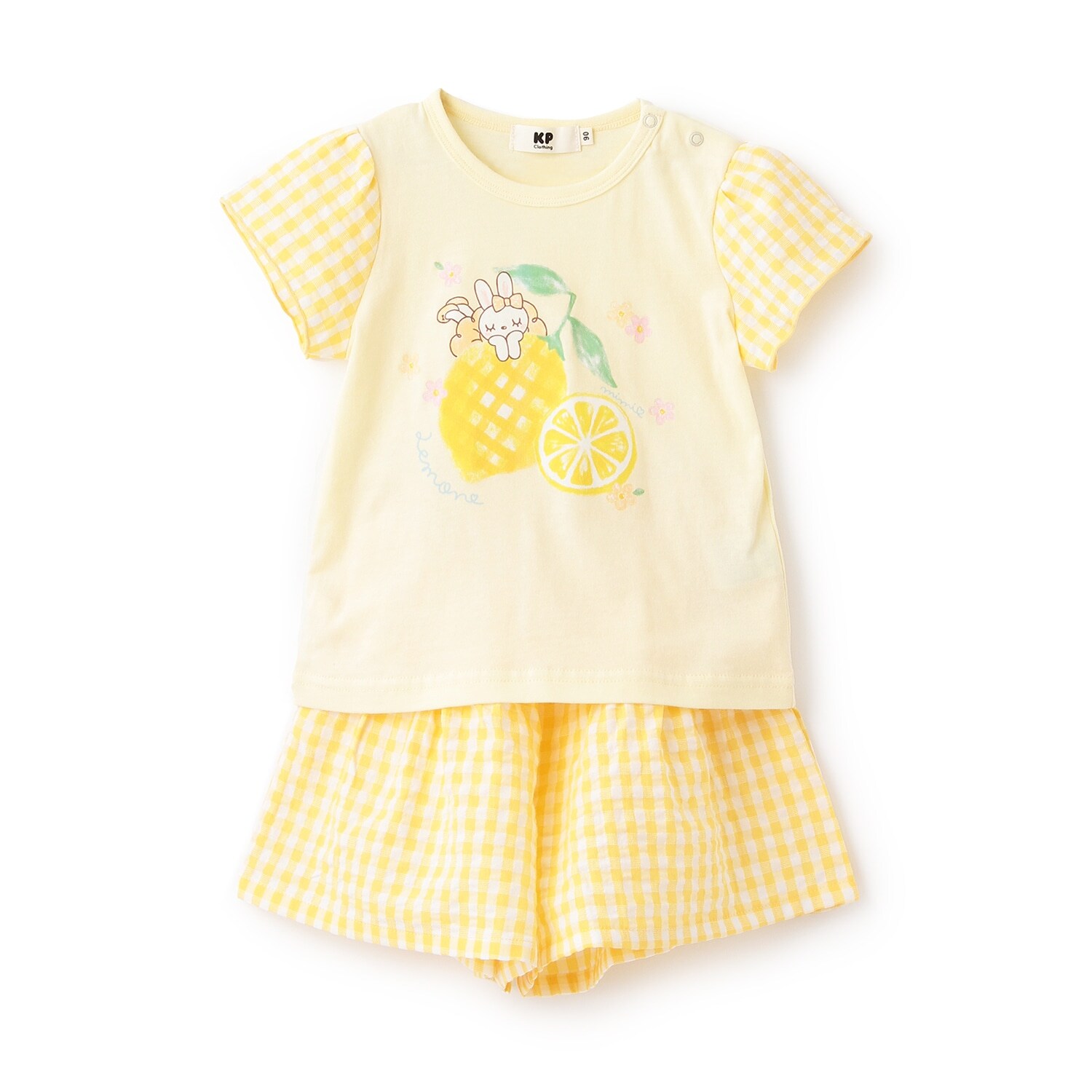 天竺×先染チェック 上下セット