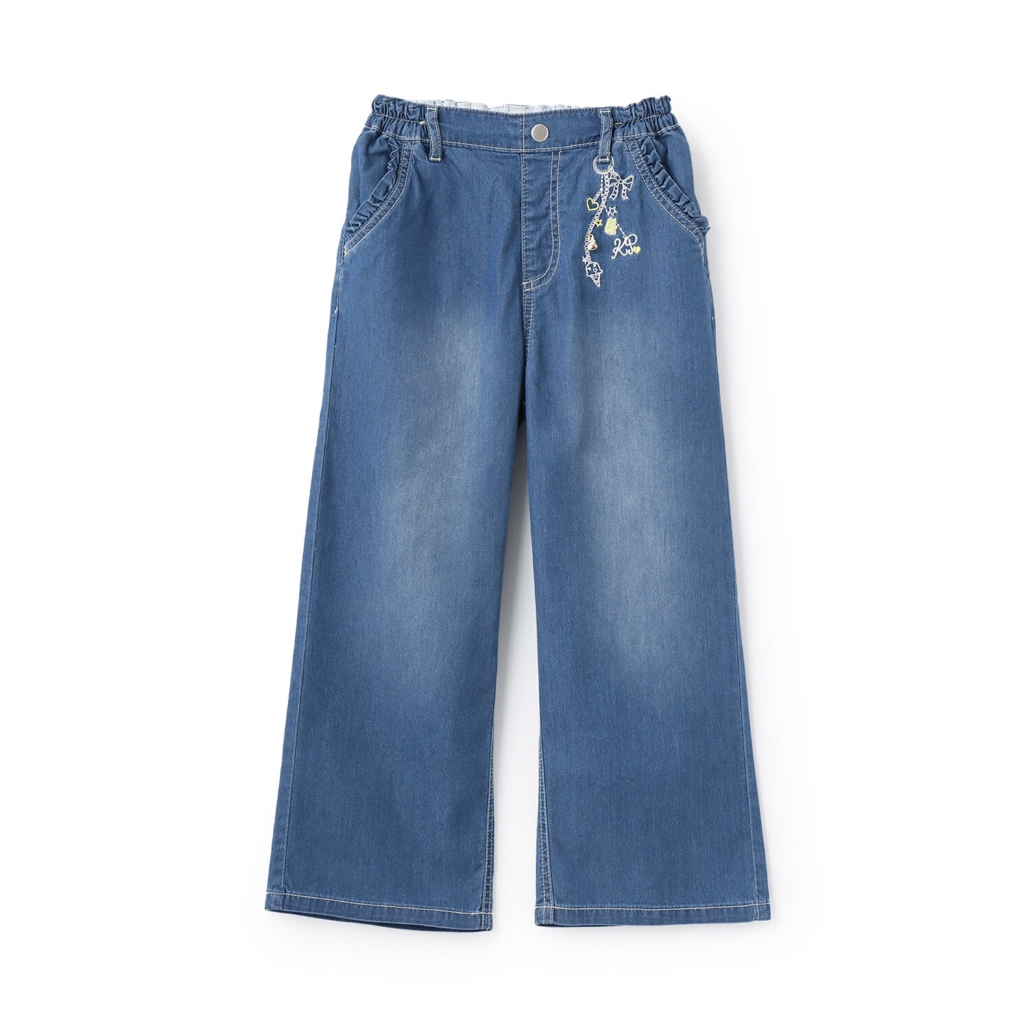 【冷感デニム】 ロングパンツ