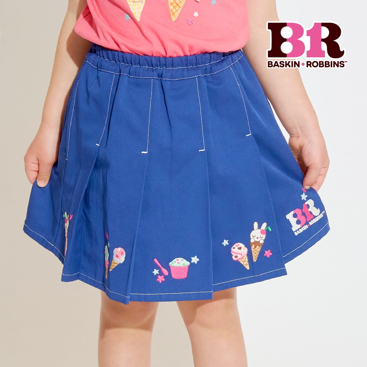 【サーティワンアイスクリーム コラボ】 プリーツキュロット