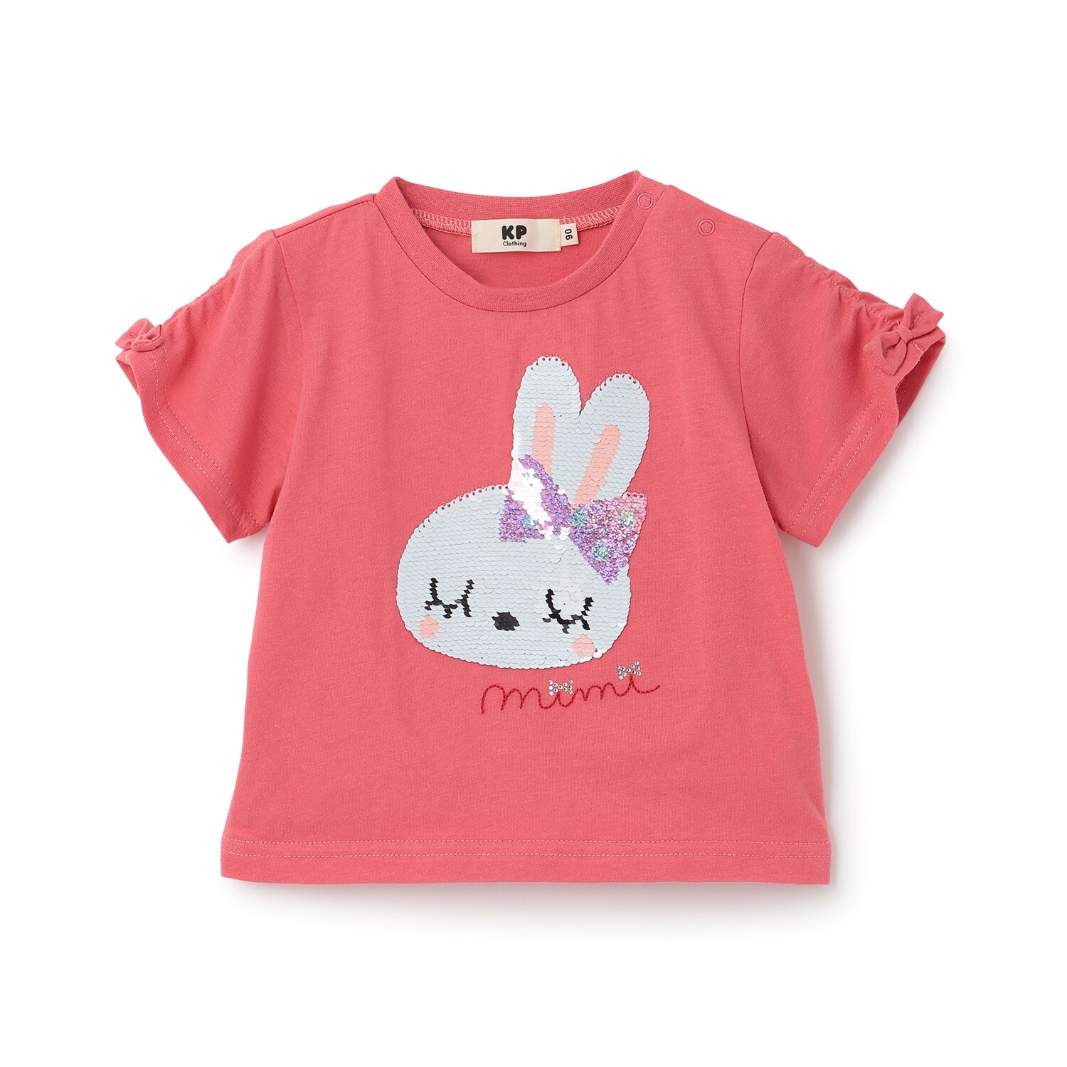 mimiちゃん スパンコール刺しゅう Tシャツ