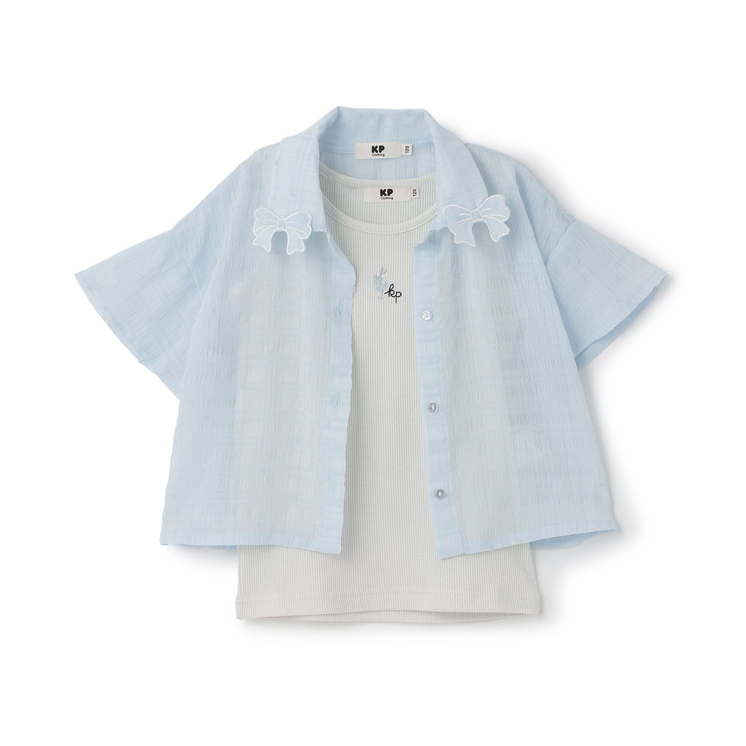 シアーシャツ・テレコタンクトップ セット