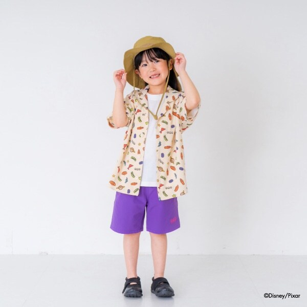 【親子リンク】【Disney】Kidsトイストーリー/総柄半袖シャツ