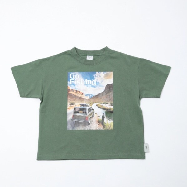 車転写半袖Tシャツ