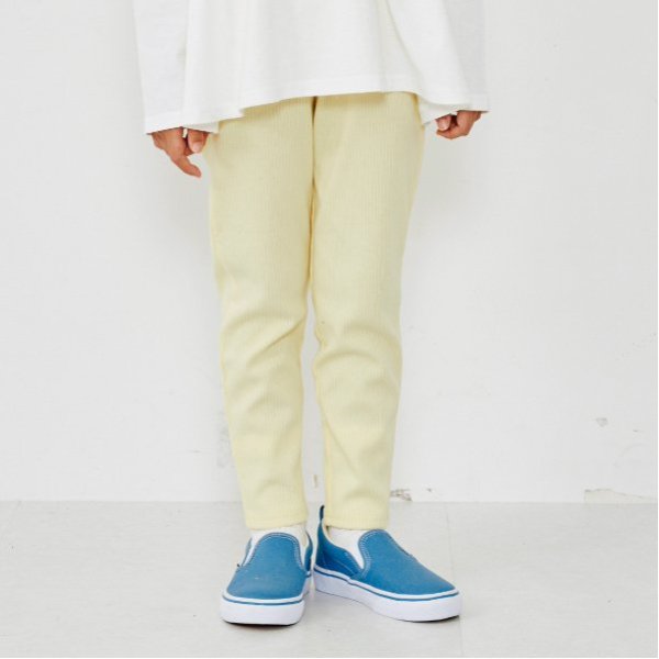 【防汚加工】【365D.】リブレギンス