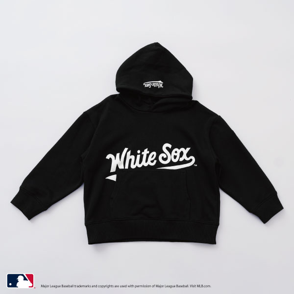 【MLB】ロゴプリントワイドスウェットパーカー