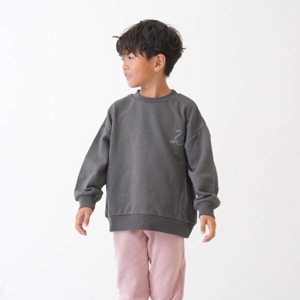 アソート刺しゅう裏起毛ビッグスウェット