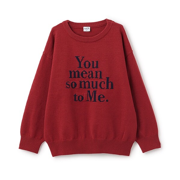 【親子リンク】 洗濯機可 Kidsロゴニット