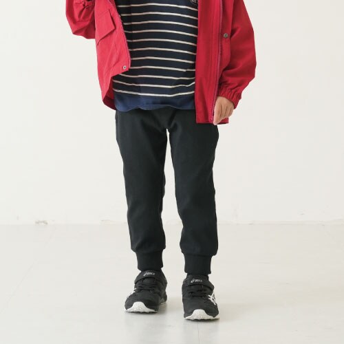 【365D.】【防汚加工】フライス裾リブパンツ